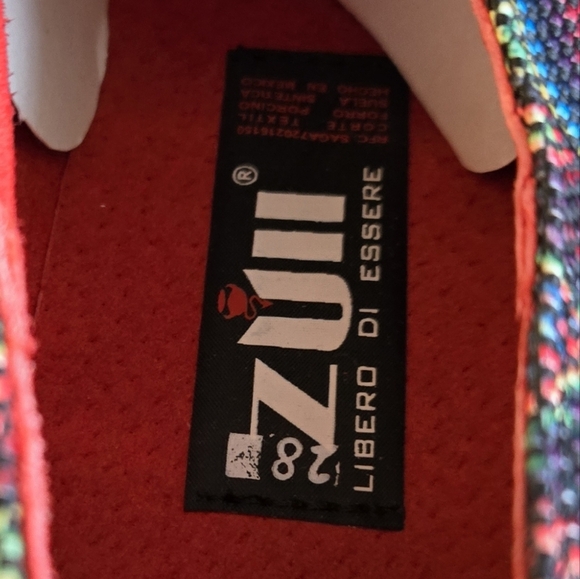 Zull multicolor Stitched Mexico lace up Sneakers Shoes - Picture 7 of 10